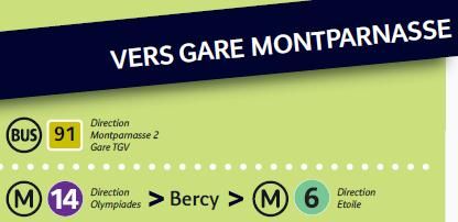 gare de Lyon gare Montparnasse trajet gare de Lyon gare Montparnasse